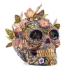 Jay Strongwater Frida Skull with Butterflies Figurine