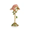 Jay Strongwater Thea Geranium Flower Objet