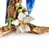 Jay Strongwater Julie and Blaze Macaws on Branch Figurine