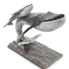 Jay Strongwater Finn Whale and Calf Figurine