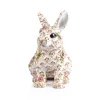 Jay Strongwater Jing Floral Rabbit Figurine - Pink