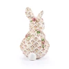 Jay Strongwater Jing Floral Rabbit Figurine - Pink