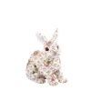 Jay Strongwater Jing Floral Rabbit Figurine - Pink