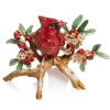 Jay Strongwater Red Cardinal on Branch Figurine