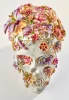 Jay Strongwater Oliver Skull & Flowers Figurine