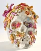 Jay Strongwater Oliver Skull & Flowers Figurine