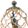 Jay Strongwater Roman Peacock Egg Objet
