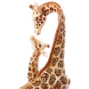 Jay Strongwater Mother and Baby Giraffe Objet