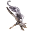 Jay Strongwater Terron Snow Leopard Descending Branch Figurine