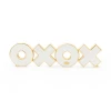 Jay Strongwater Avery XOXO Objet in Opal