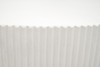 Essentials for Living Soleil Fluted Coffee Table in Ivory Concrete