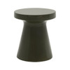 Essentials For Living Tack Accent Table in Olive Polished Concrete