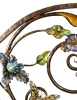 Jay Strongwater Vincente Fireplace Screen - Flora & Fauna
