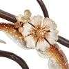 Jay Strongwater Vincente Fireplace Screen - Gold & White