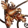 Jay Strongwater Vincente Fireplace Screen - Gold & White