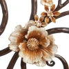 Jay Strongwater Vincente Fireplace Screen - Gold & White