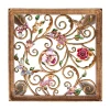 Jay Strongwater Josephine Floral Side Table