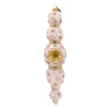 Jay Strongwater Pink Floral Icicle Ornament