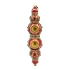 Jay Strongwater Jewel Icicle Ornament - Red and Gold