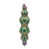 Jay Strongwater Jewel Icicle Ornament - Green and Purple