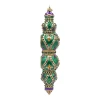 Jay Strongwater Jewel Icicle Ornament - Green and Purple