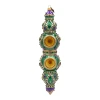 Jay Strongwater Jewel Icicle Ornament - Green and Purple