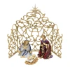 Jay Strongwater Creche Nativity Display