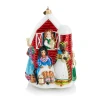 Jay Strongwater Eight Maids-A-Milking Glass Ornament