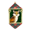 Jay Strongwater Plaid Woodland Animal Ornament