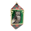 Jay Strongwater Plaid Woodland Animal Ornament