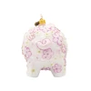 Jay Strongwater Pink Floral Piggy Ornament