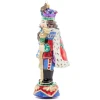 Jay Strongwater Fancy Nutcracker Glass Ornament