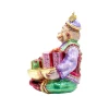 Jay Strongwater Monkey Bearing Gifts Glass Ornament