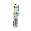 Jay Strongwater Sacred Jewel Cross Glass Ornament
