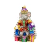 Jay Strongwater Mouse King Glass Ornament