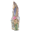 Jay Strongwater Mom and Baby Giraffe Glass Ornament