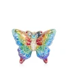 Jay Strongwater Rainbow Butterfly Glass Ornament