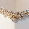 Jay Strongwater Esther Bejeweled Trash Bin - Opal