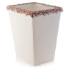 Jay Strongwater Esther Bejeweled Trash Bin - Ruby