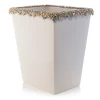 Jay Strongwater Esther Bejeweled Trash Bin - Oceana