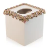 Jay Strongwater Emerson Bejeweled Tissue Box - Bouquet