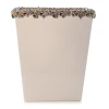 Jay Strongwater Esther Bejeweled Trash Bin - Peacock
