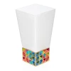 Jay Strongwater Opus Pyramid 10" Vase - Rainbow