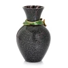 Jay Strongwater Lilia Tulip 9" Vase - Night Bloom