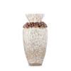 Jay Strongwater Norah Bejeweled 8" Vase - Ruby