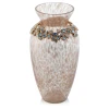 Jay Strongwater Norah Bejeweled 8" Vase - Oceana