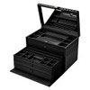 WOLF - Lauren Extra Large Jewelry Box in Black