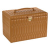 WOLF - Lauren Extra Large Jewelry Box in Caramel