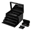 WOLF - Lauren Large Jewelry Box in Black
