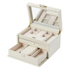 WOLF - Lauren Medium Jewelry Box in Ivory